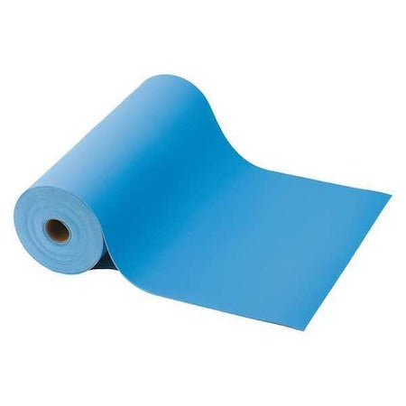 ESD Roll,0.1"" x 24"" x 50 ft.,Light,Blue