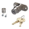 Nickel Plated Plunger Lock,1-1/16
