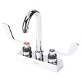4" Mount, Commercial OC Deck Mt Faucet 4"with 3-1/2" Rigid