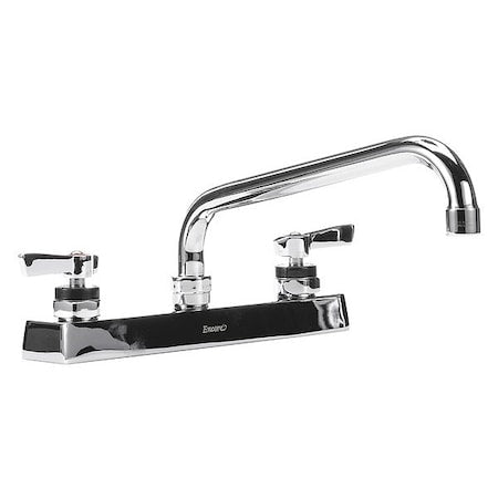 8" Mount, Commercial OC Deck Mount Faucet 8" Ceramic Valves