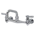 8"" Mount, Commercial OC Wall Mount Faucet 8"" with 8"" Swivel S
