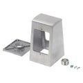 Brushed Aluminum Double Faced Pedestal