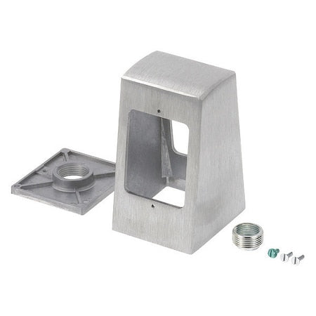 Brushed Aluminum Double Faced Pedestal