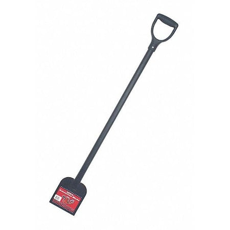 Steel Sidewalk Ice Scraper with D-Grip Handle