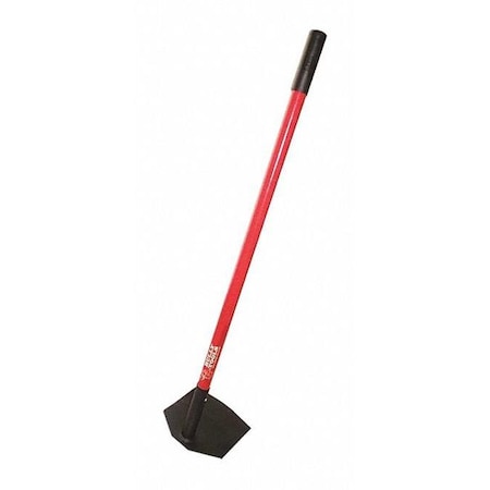 Field Hoe, 8", Long Fiberglass Handle