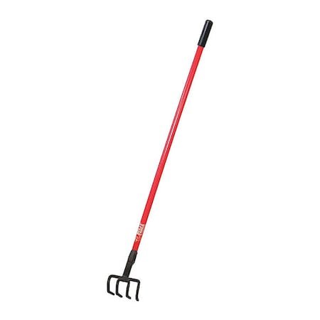 Four Tine Cultivator, Long Fiberglass Ha