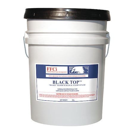 Black Floor Sealer/Finish,5 gal. Pail