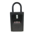 Key/Card Lock Box,4-Letter,Black