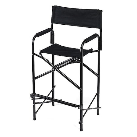 Chair, Director, Tall, Black