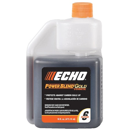 2-Cycle Engine Oil, Bottle, 16 oz, Synthetic Blend, Not Specified, ISO-L-EGD Certified