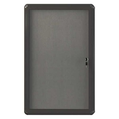 Enclosed Bulletin Board 2x3ft., 2 Door