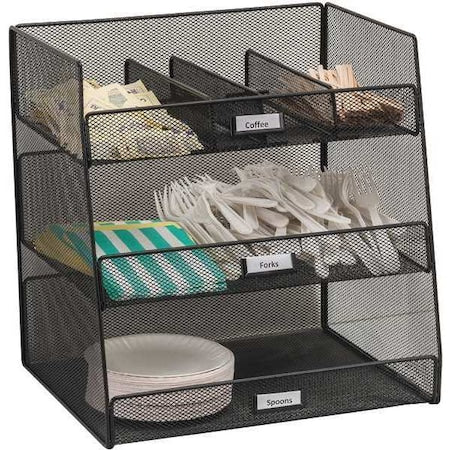 Break Room Supplies Organizer, Mesh