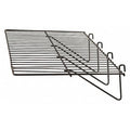 Grid Shelf 12" x 24", Black, 6PK