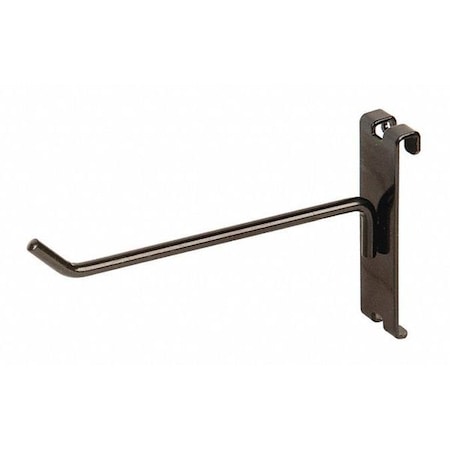 6" Grid Panel Hook - Black, 96Pk
