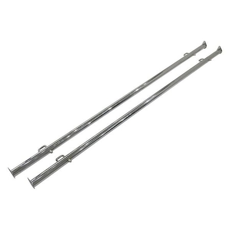 Handrail with Clamp Double 60", 2PK