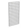 Wire Grid Panel 2 ft. x 4 ft., Black, 3PK
