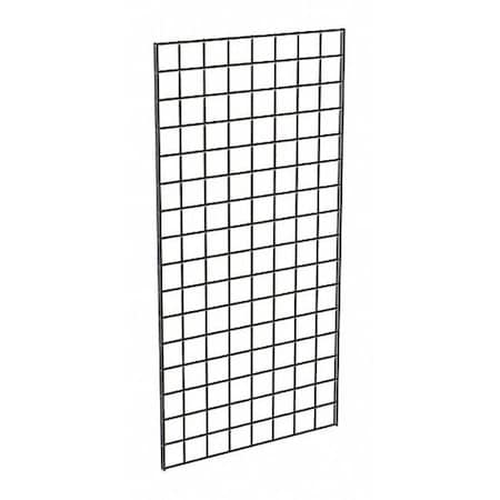Wire Grid Panel 2 ft. x 4 ft., Black, 3PK