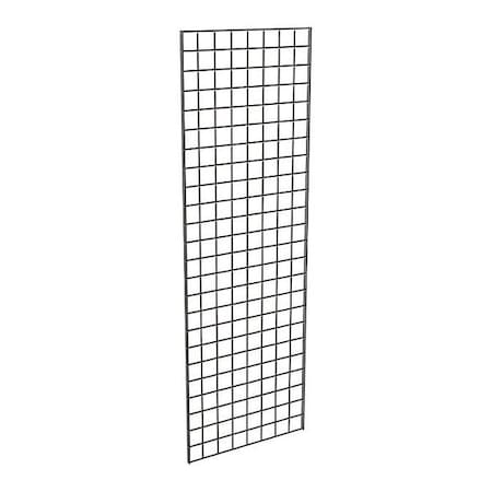 Wire Grid Panel 2 ft. x 6 ft., Black, 3PK