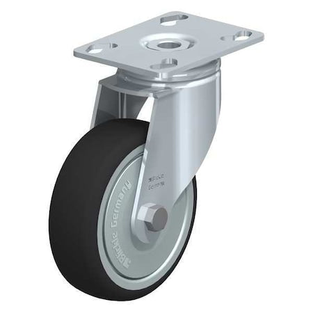 Swvl Plte Cstr,Polyurthn,4"",265 lb.