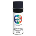 Spray Paint, Black, Flat, Solvent, 10 oz.