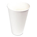 Disp Hot Cup, 16 oz, WH, Patternless, PK1000