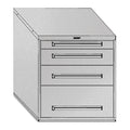 Mod Drawer Cabinet W/ Divider,30"",WH