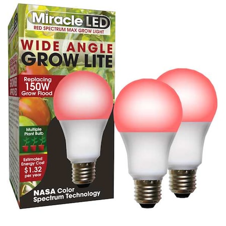 LightBulb, RedSpcWideAngleMltPt, 11W, PK2