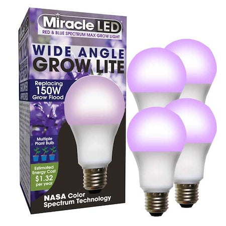 LightBulb, RedBlueSpc Mlt Pt LED, 11W, PK4