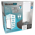 3 W, Compact LED Bulb, White, A15, 6500K Temp. Frosted, Non-Dimmable, PK2