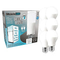 3 W, LED Bulb, Cool White, A15, 6500K Temp. Frosted, Non-Dimmable, PK6