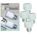 U.L. Listed 1 Inch Stackable Porcelain Socket Extenders, PK4