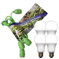 LED Grow Light Cord System 4 Socket & LED Full Spectrum Grow Light 5 Pcs Kit