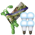 LED Grow Light Cord System 4 Socket & LED Blue Spectrum Grow Light Kit