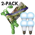 LED Grow Light Cord System 4 Socket & LED Blue Grow Kit Light 10 Pcs Kit, PK2