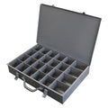 Large, 24 opening, compartment box, comfort grip handle