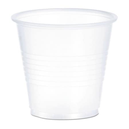 Plastic Cup 3.5 oz., Clear, Plastic, Pk100