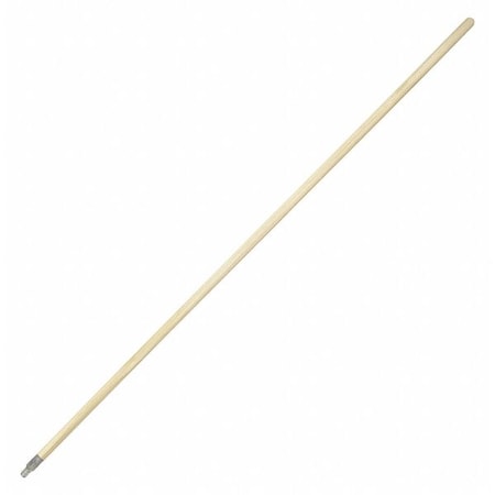 60 in Threaded Squeegee Handle, 1 in Dia, Natural, Wood