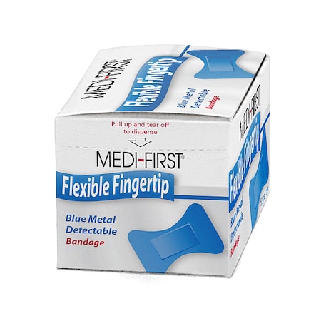Metal Detectable Bandages, Blue, PK50