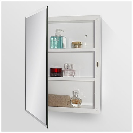 16"" x 20"" Builders Grade Recessed Polystyrene Beveled Edge Cabinet