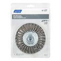 Wire Wheel Brush, Twisted, Carbon Steel