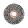 Wire Wheel Brush, Crimped, 2 1/2" Dia.