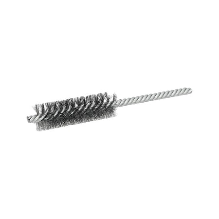 Tube Brush, Double Spiral, Steel, 3/4" Dia.