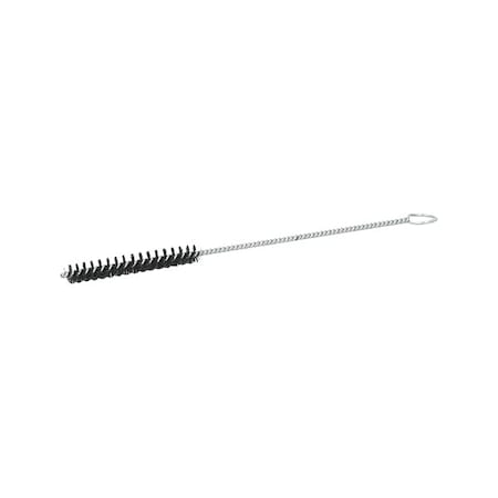 Tube Brush, Single Spiral, Nylon, 1/4" Dia.