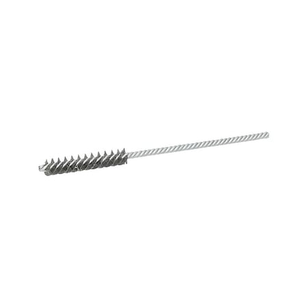 Tube Brush, Double Spiral, Steel, 3/8" Dia.
