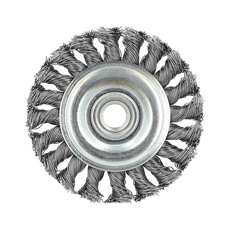 Wire Wheel Brush, Standard Twist Knot