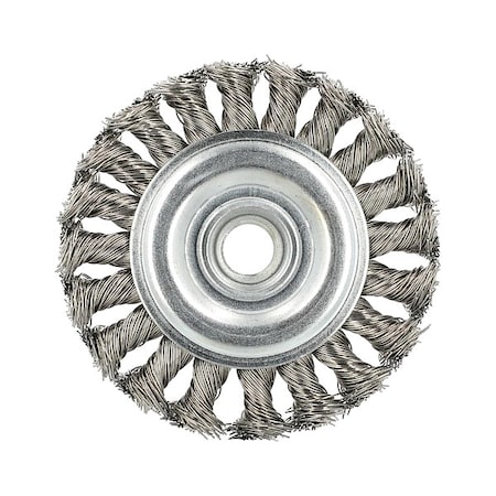 Wire Wheel Brush, Standard Twist Knot