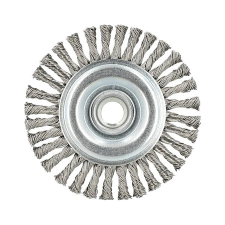 Wire Wheel Brush, Standard Twist Knot