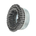 Cup Brush, 6"Dia., Carbon Steel Bristle