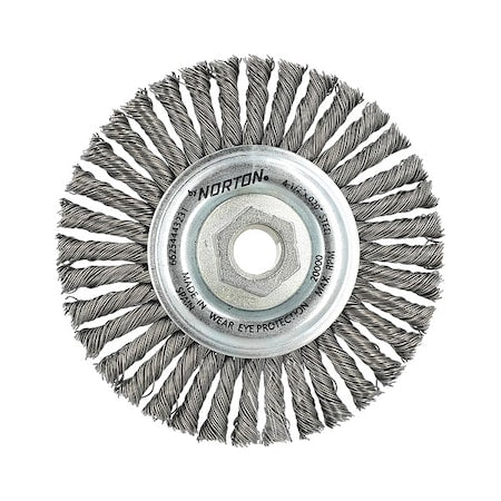 Wire Wheel Brush, Standard Twist Knot