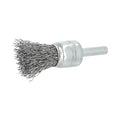 End Brush, 3/4"Dia., Carbon Steel Bristle
